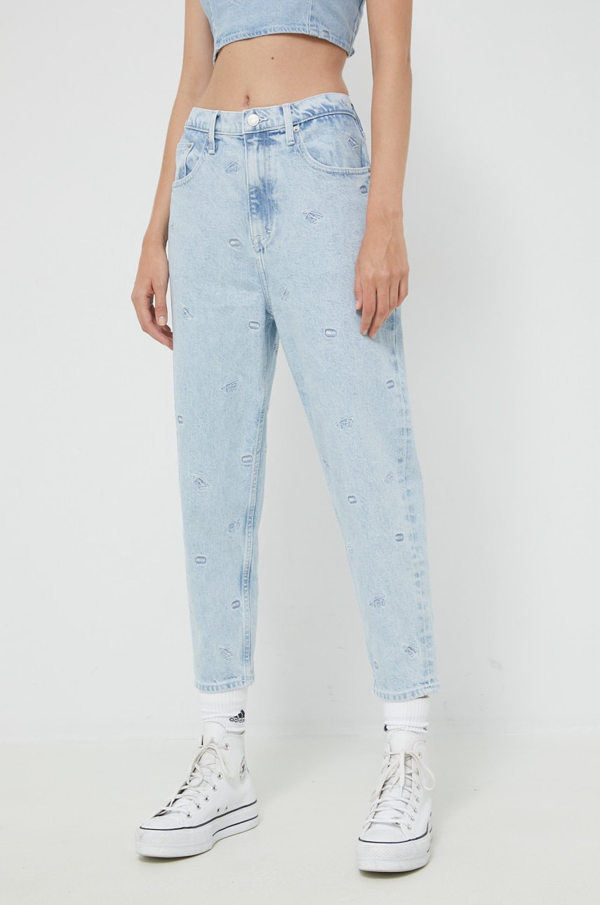 

Дънки Tommy Jeans с висока талия, Син