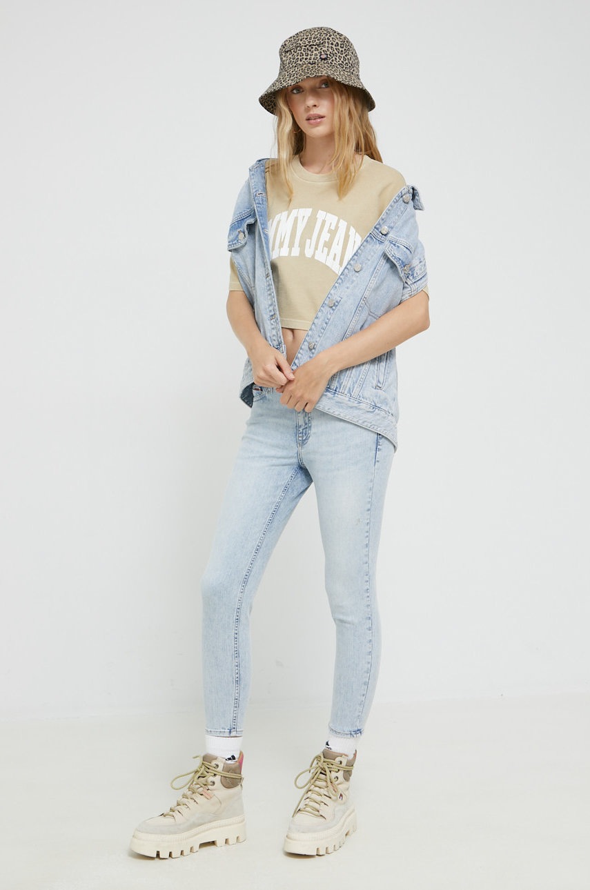 

Джинси Tommy Jeans жіночі висока посадка