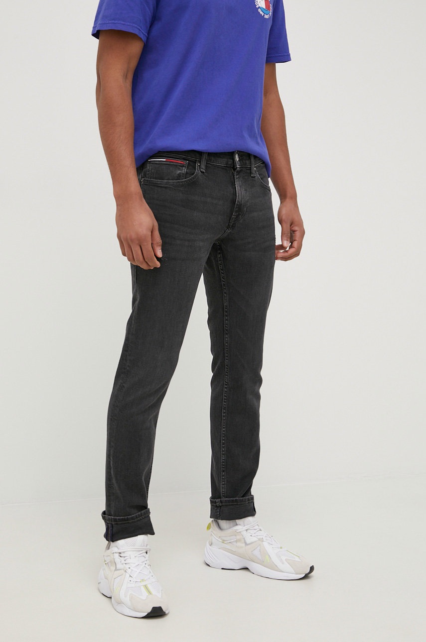

Дънки Tommy Jeans Scanton Ce176 мъжки, Черен