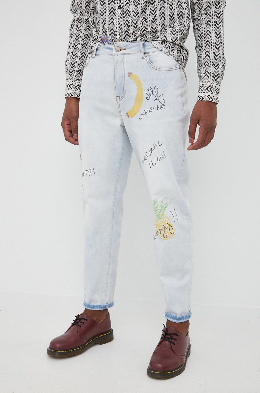 Desigual jeansi barbati answear imagine noua
