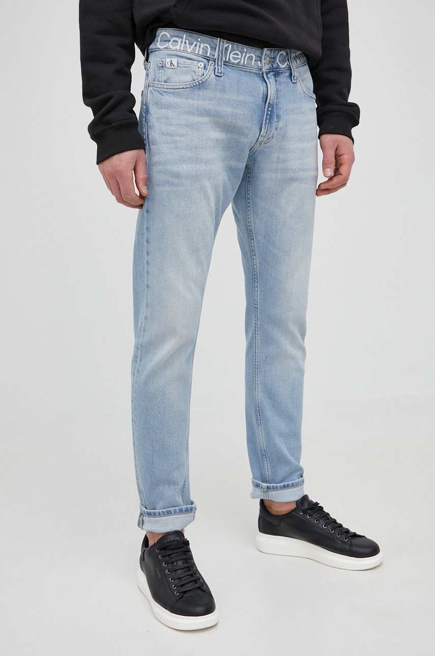 

Дънки Calvin Klein Jeans мъжки, Син