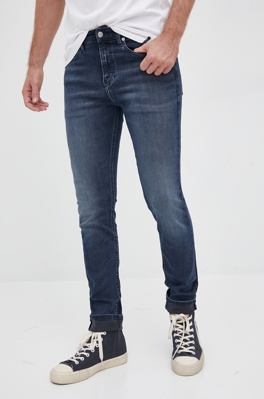 

Дънки Calvin Klein Jeans мъжко в, Тъмносин