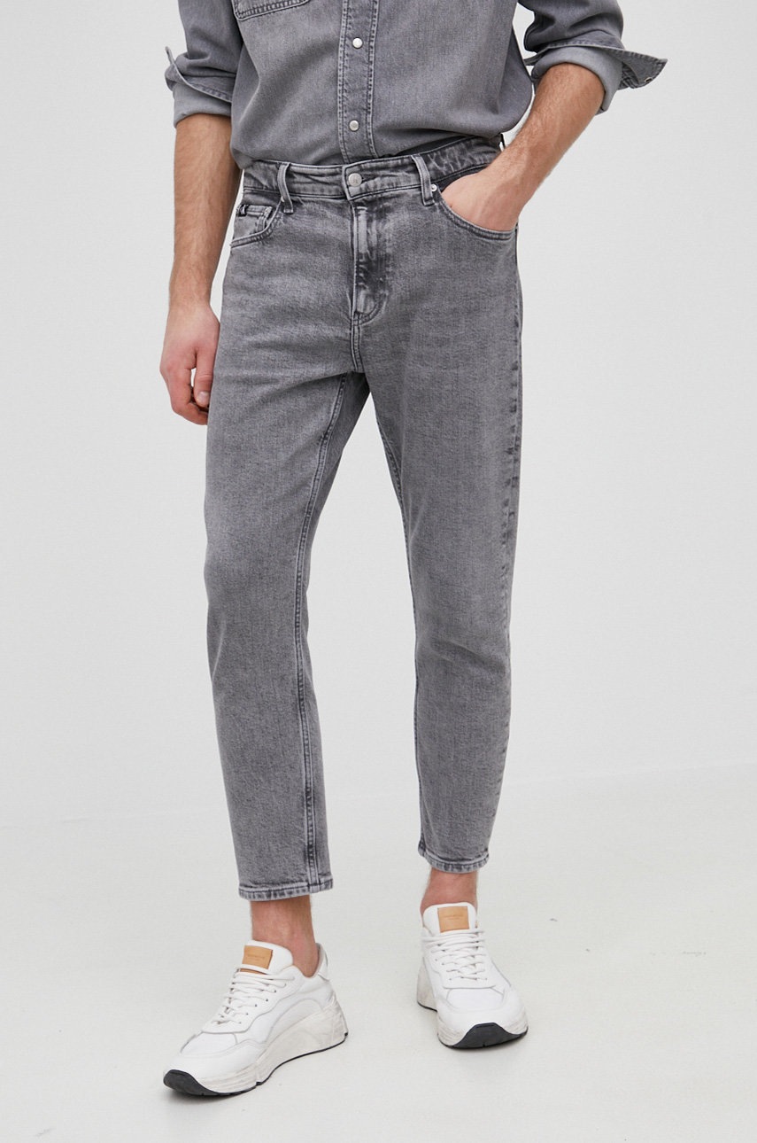 

Дънки Calvin Klein Jeans мъжки, Сив