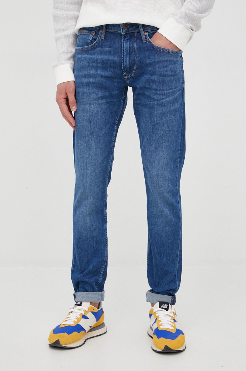 

Дънки Pepe Jeans Stanley 5pkt мъжки, Син