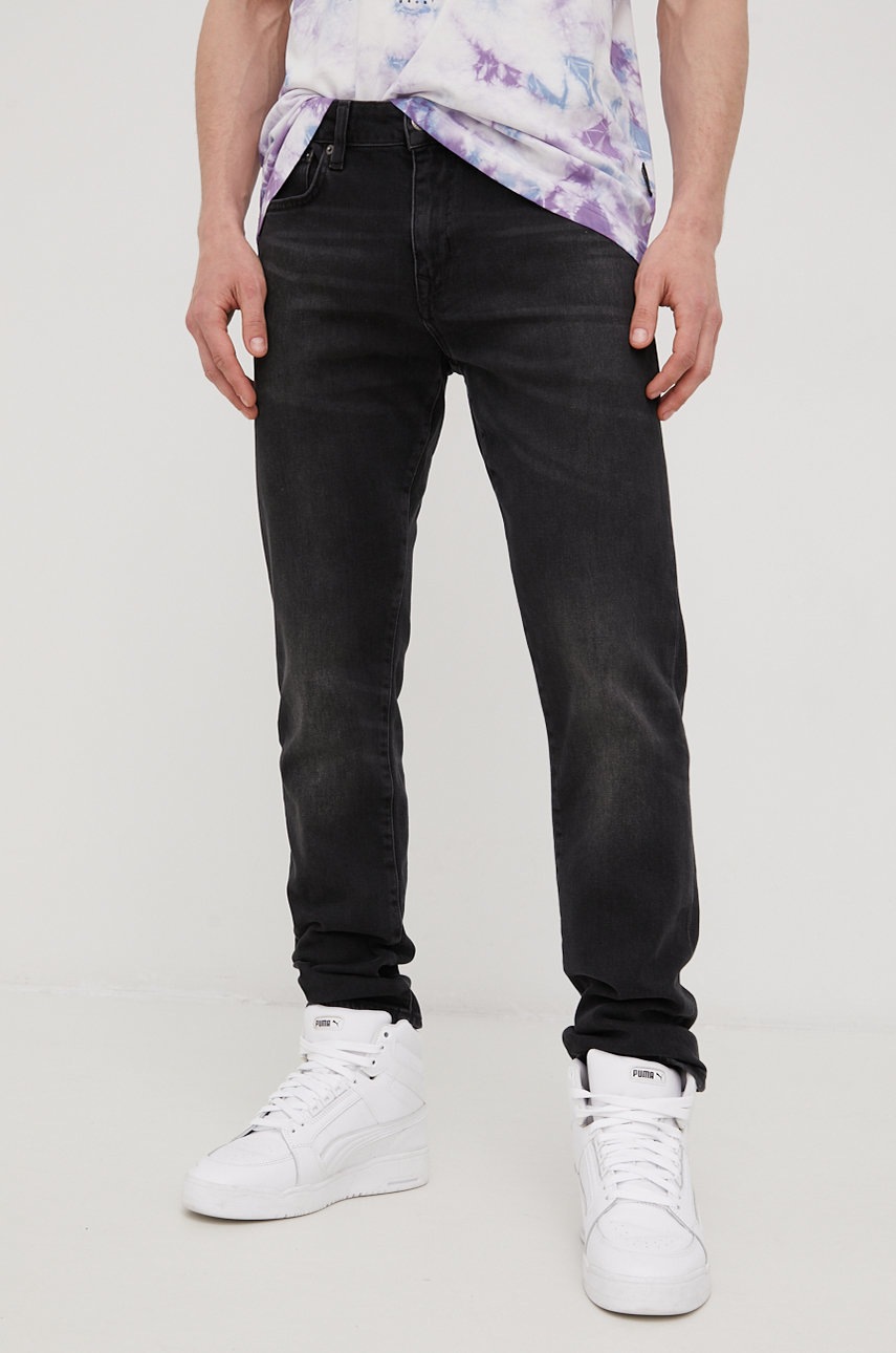 

Дънки Superdry в, Черен