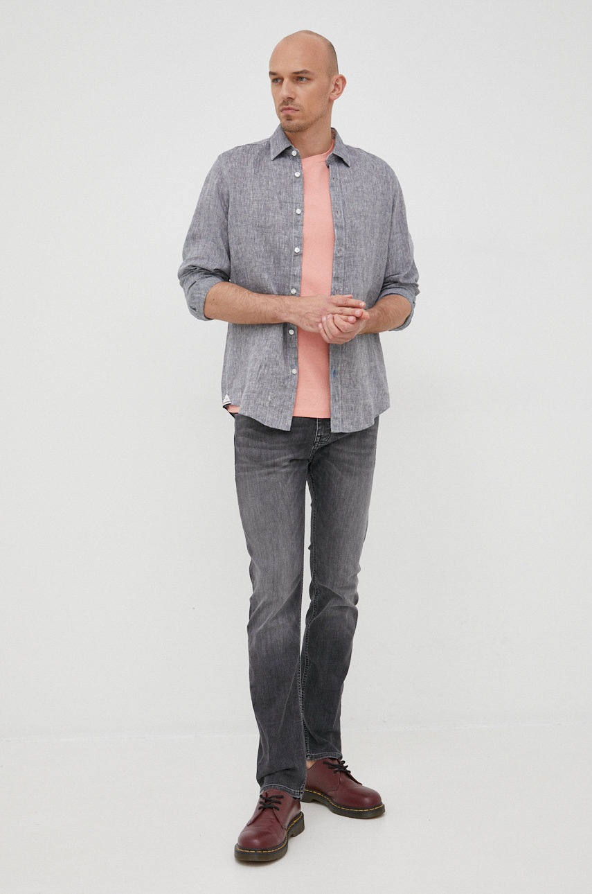 

Дънки BOSS Boss Casual, Сив