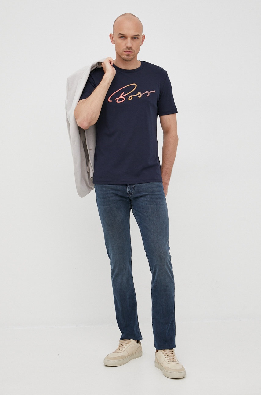 

Дънки BOSS Boss Casual, Тъмносин
