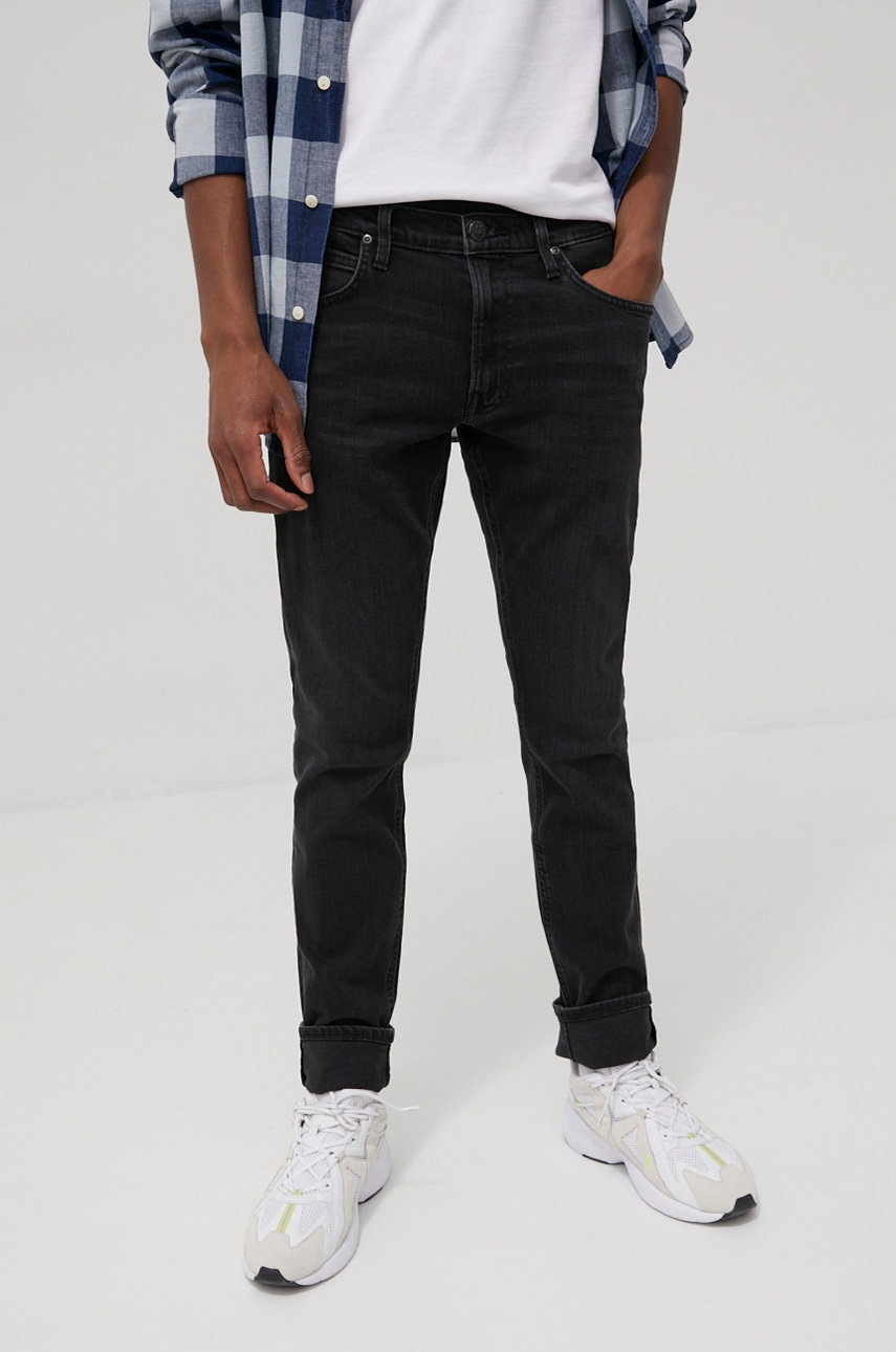 

Дънки Lee Luke Worn Dry Lake мъжки, Черен