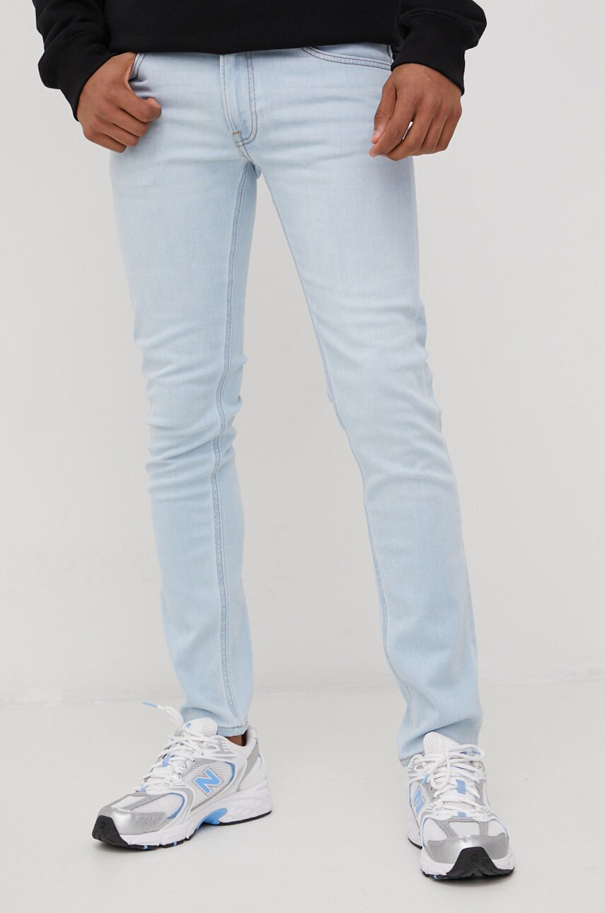 

Дънки Lee Luke Lt Worn Nelson мъжки, Син