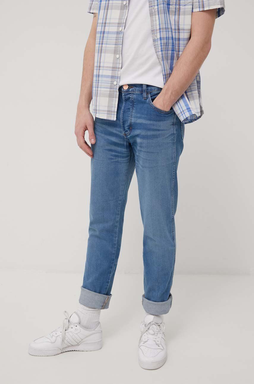 Wrangler jeansy GREENSBORO NATURAL INDIGO męskie