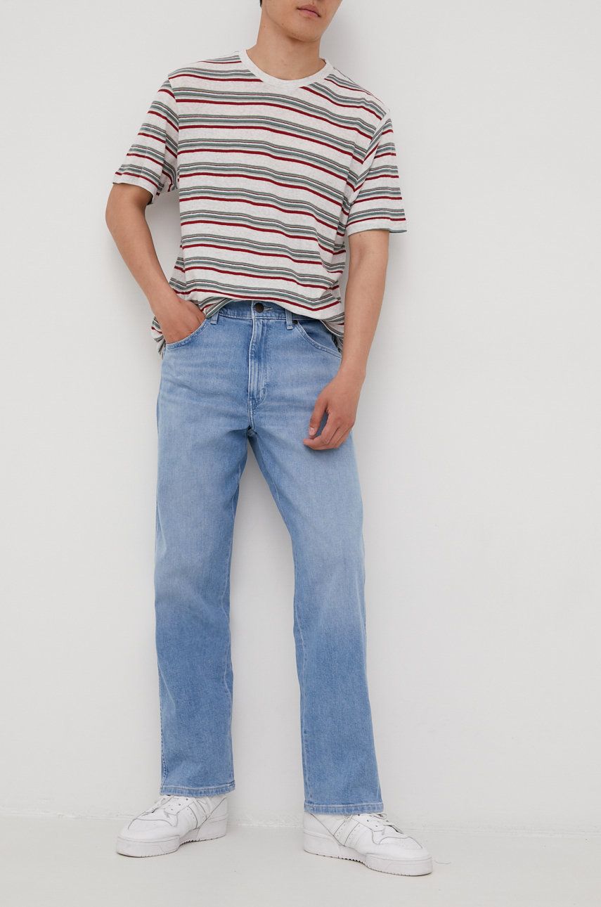 Wrangler jeansi Redding Blue Champ barbati answear.ro