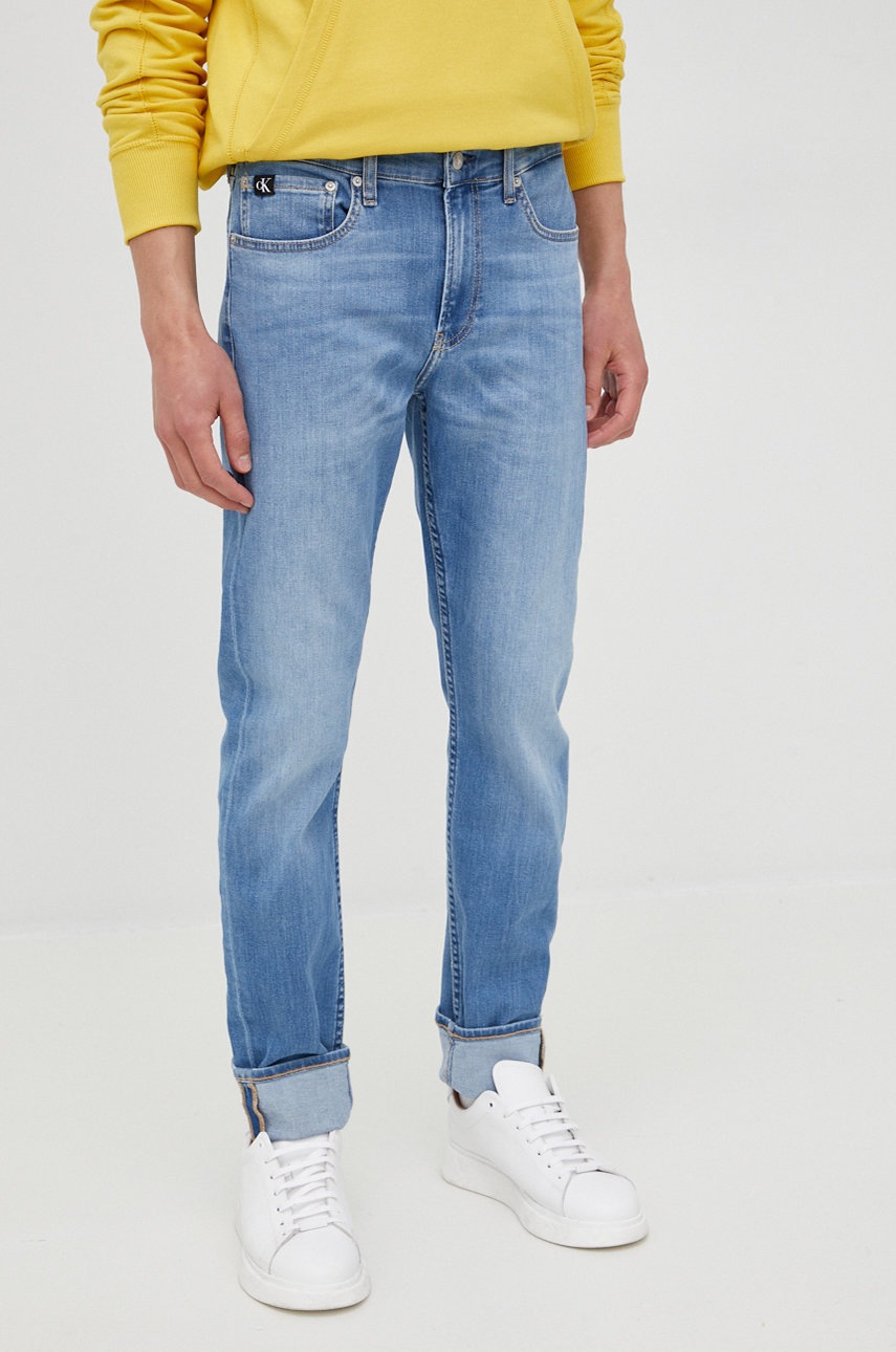 

Дънки Calvin Klein Jeans, Син
