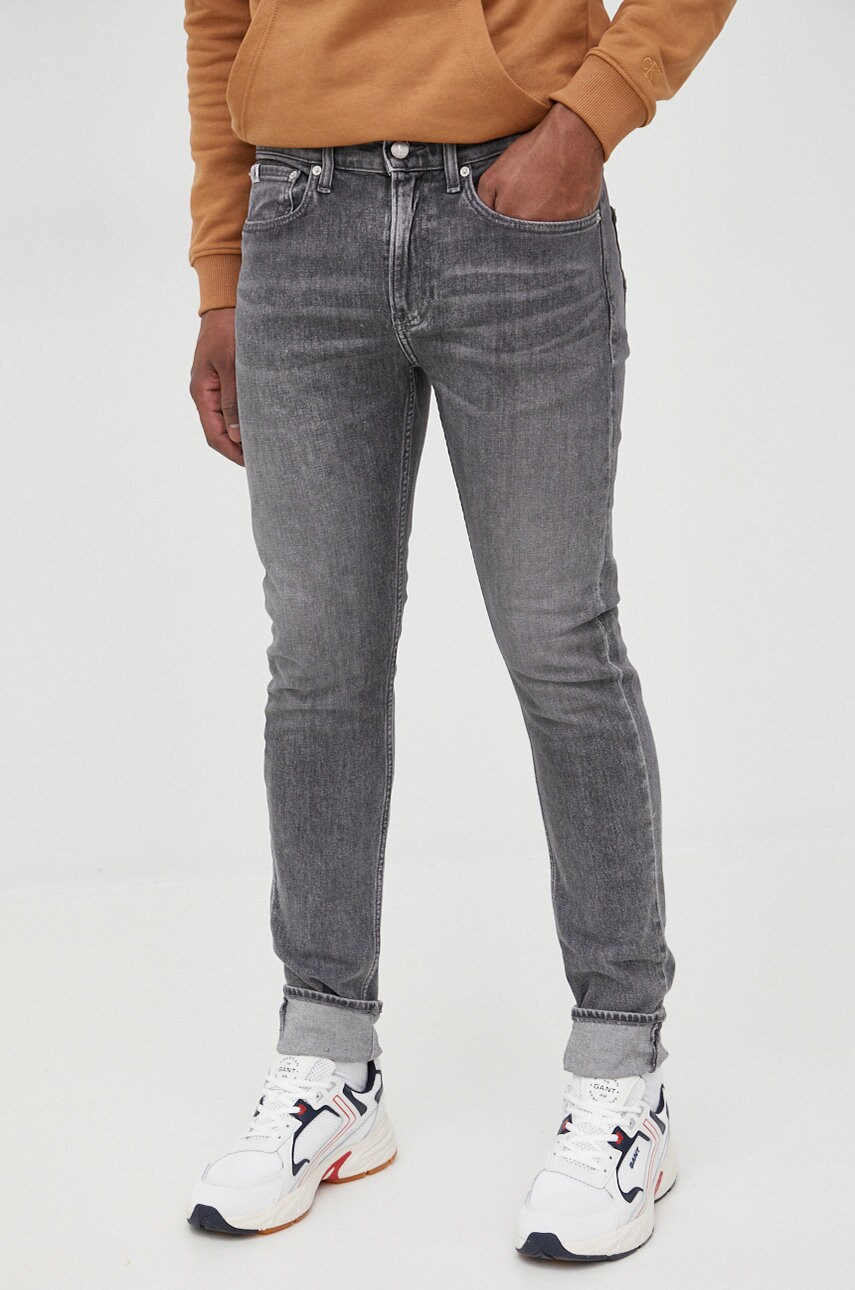

Дънки Calvin Klein Jeans мъжко в, Сив