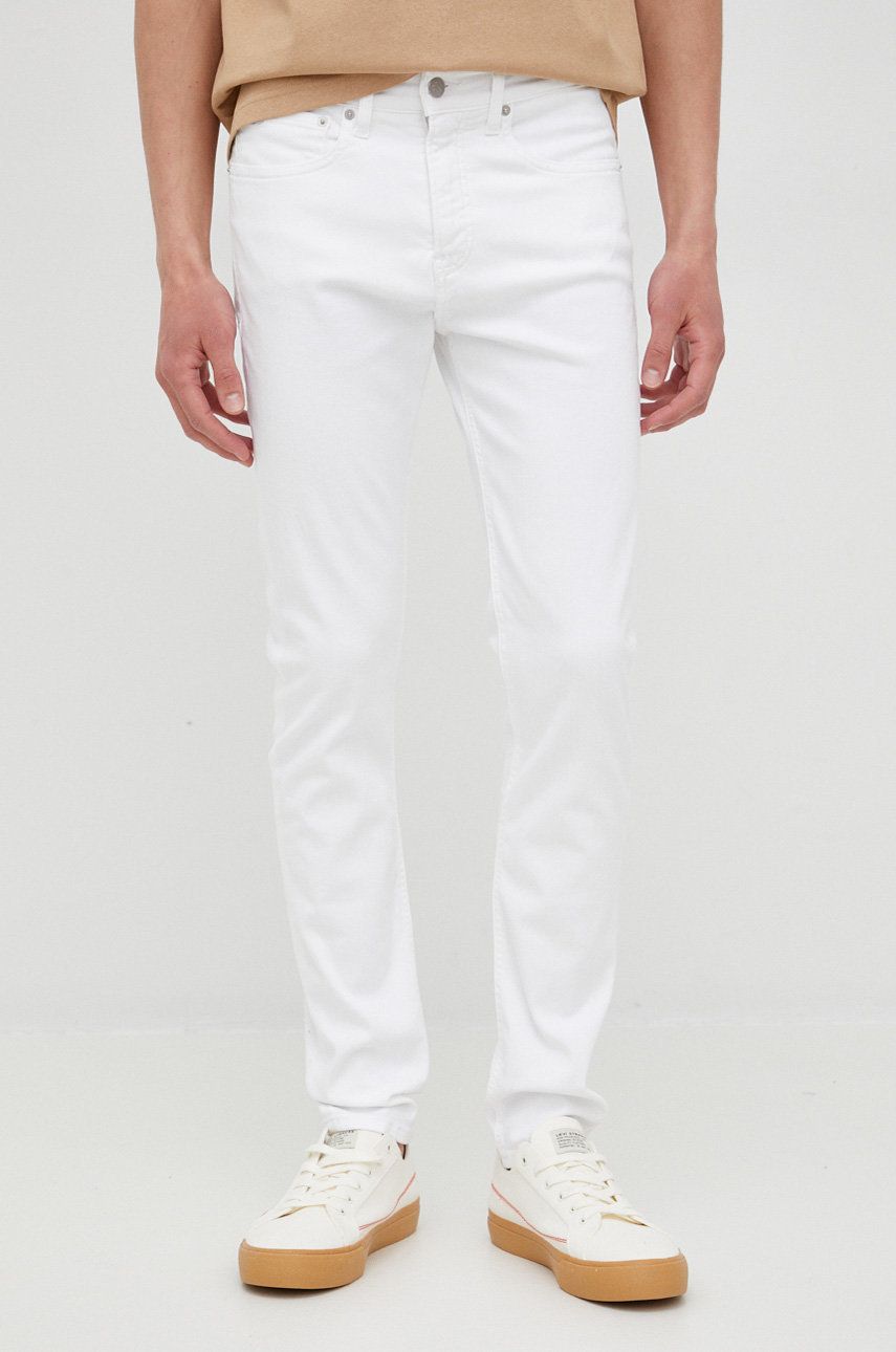 

Дънки Calvin Klein Jeans мъжки, Бял