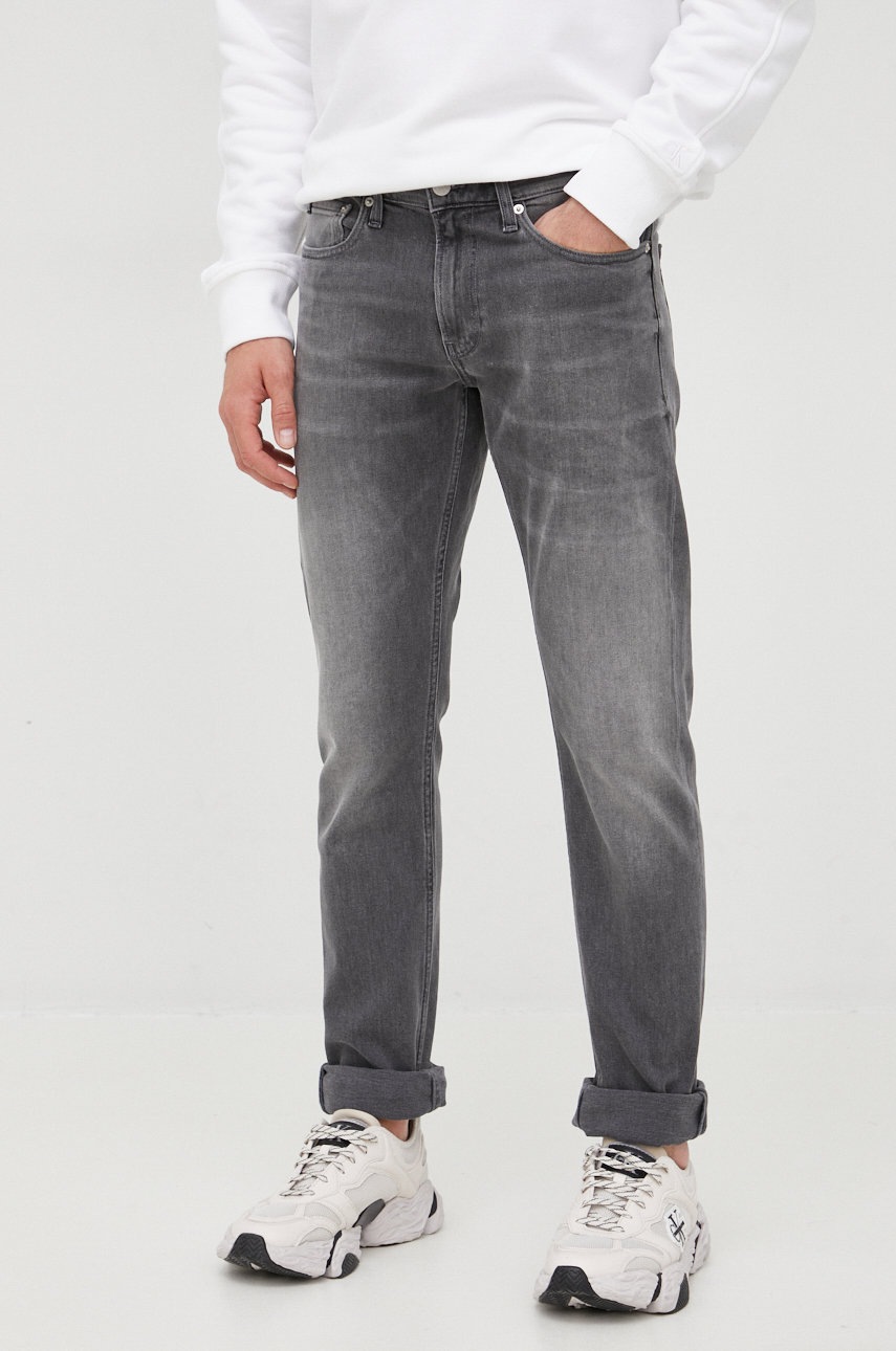 

Дънки Calvin Klein Jeans в, Сив