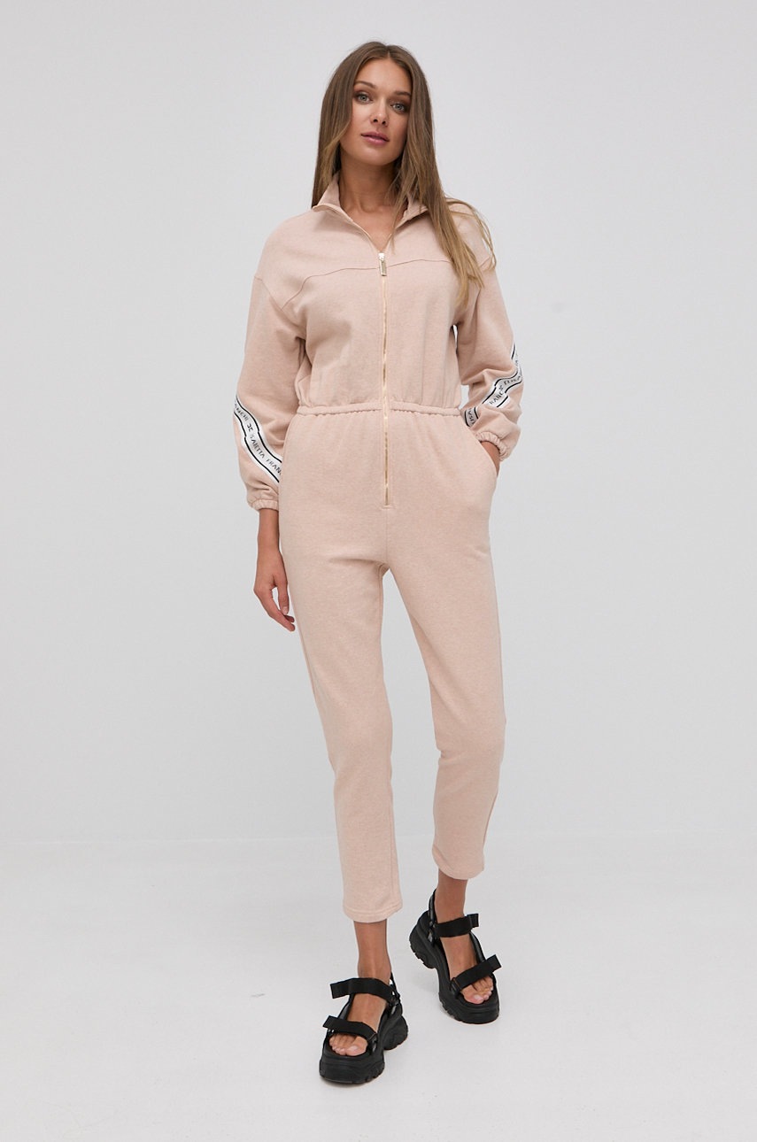 

Комбинезон Elisabetta Franchi цвет розовый овальное декольте