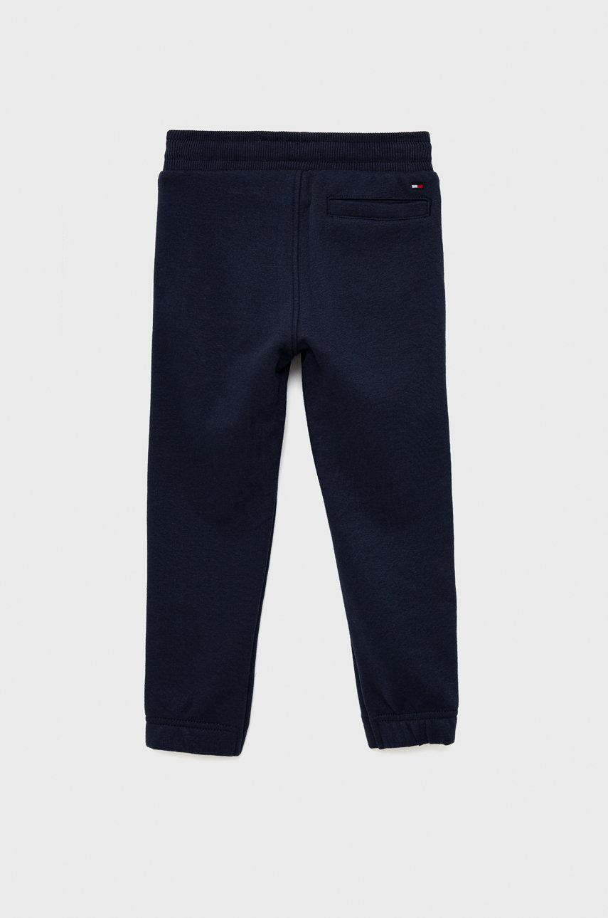 

Дитячі штани Tommy Hilfiger колір синій однотонні
