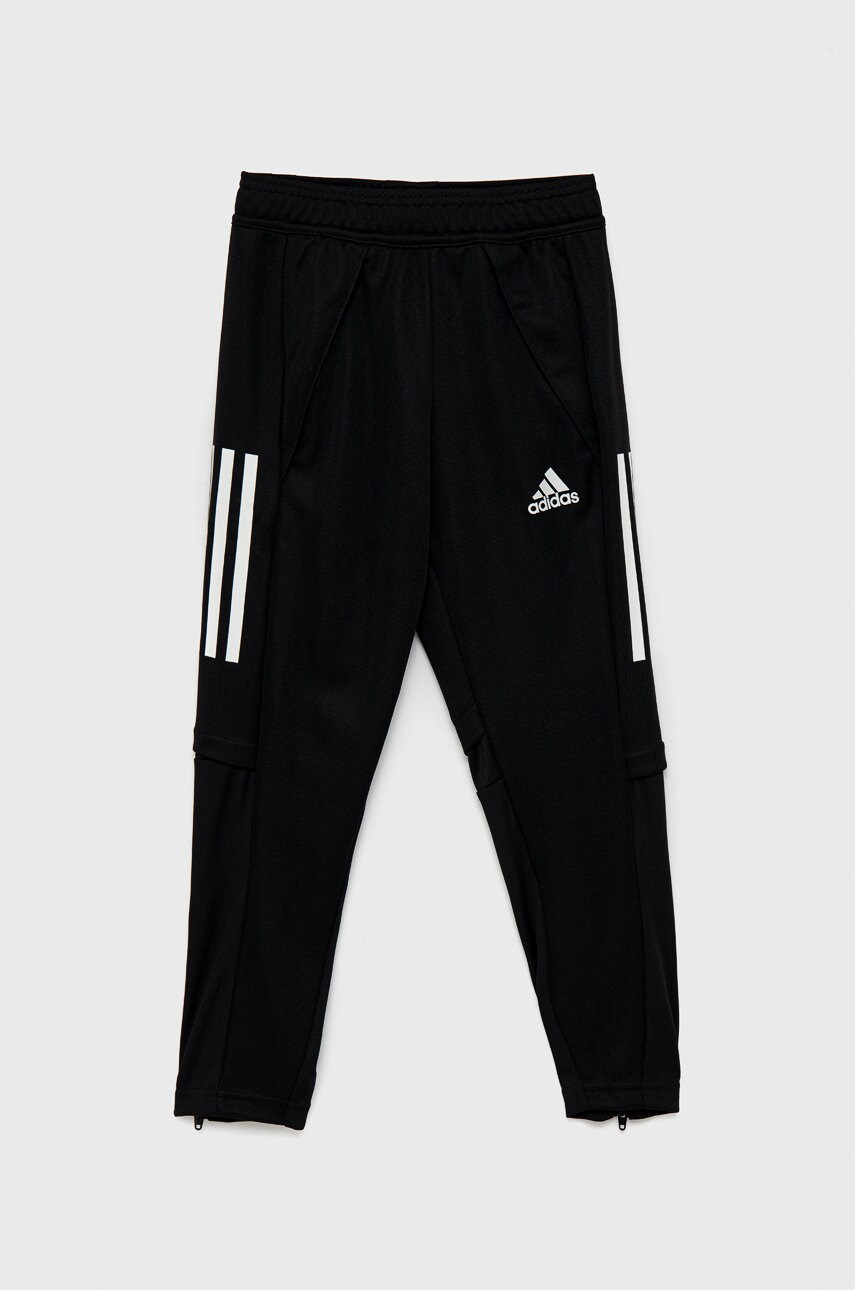 Adidas Performance pantaloni copii culoarea negru