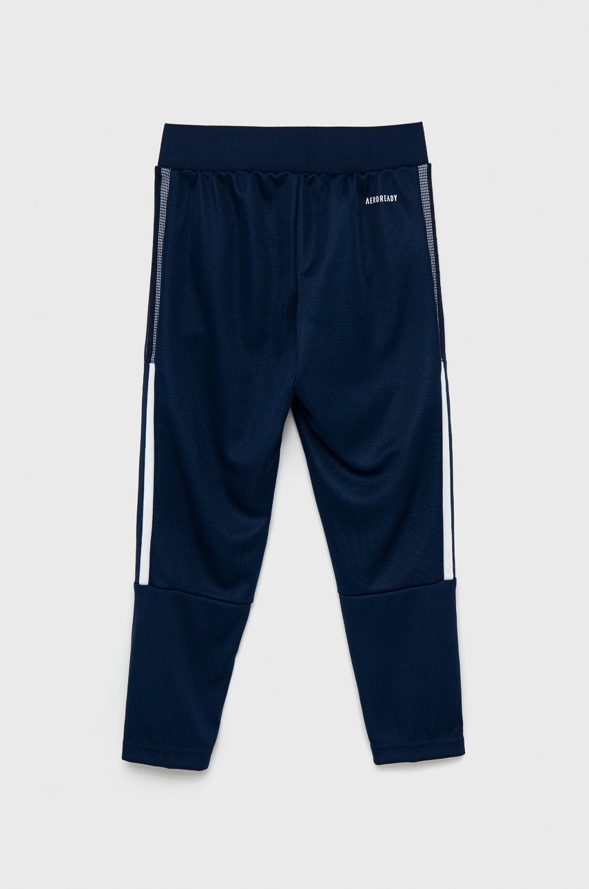 

Детские брюки adidas Performance GK9659 цвет синий с принтом