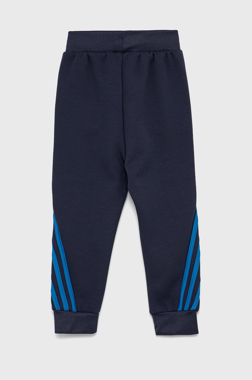 

Детские брюки adidas Performance HJ9874 цвет синий гладкие