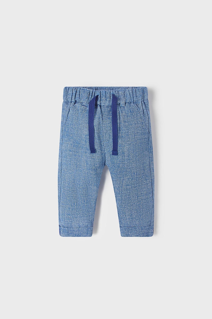 Mayoral newborn pantaloni copii culoarea violet, neted