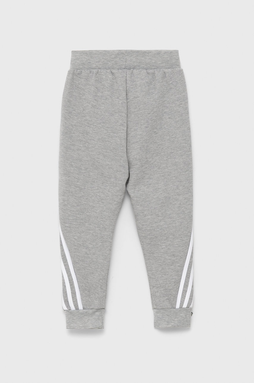 

Дитячі штани adidas Performance H44338 колір сірий меланж