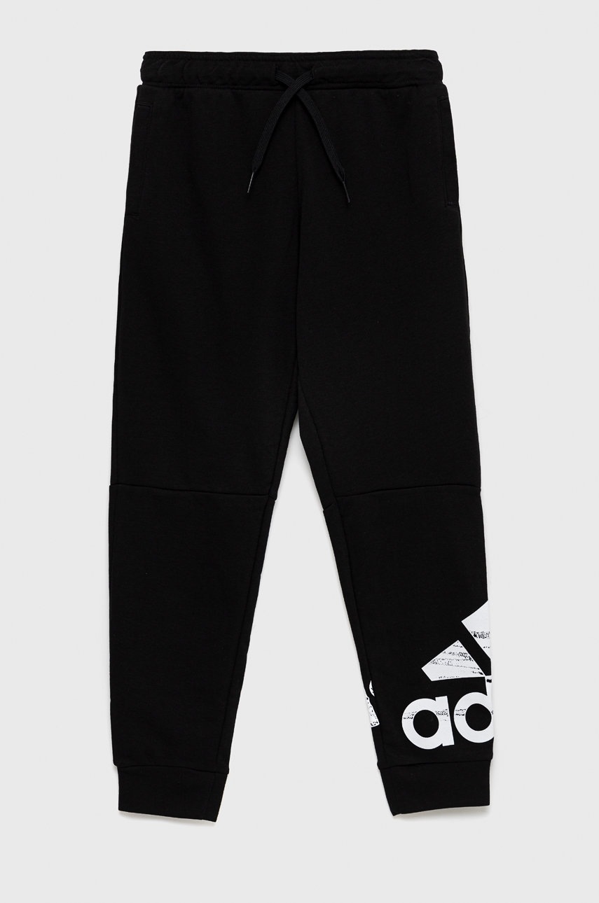 

Детски панталон adidas Performance в черно с изчистен дизайн, Черен