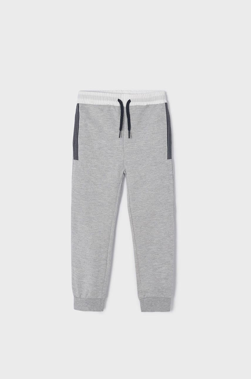 Mayoral pantaloni copii culoarea gri, neted