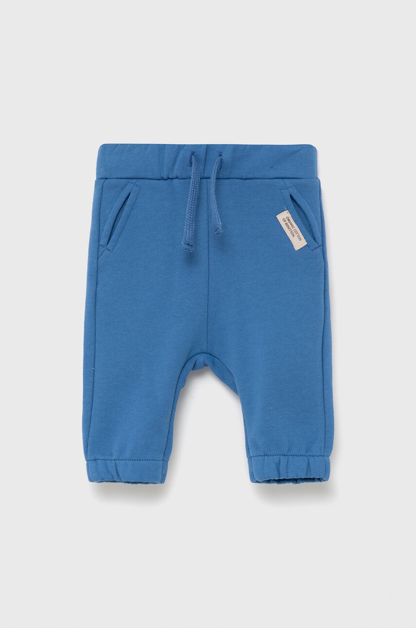 

Детские хлопковые брюки United Colors of Benetton однотонные