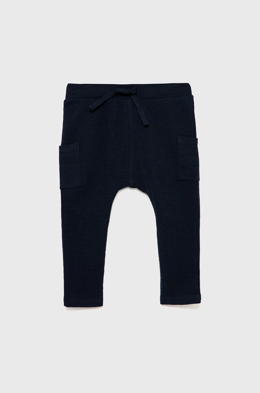Name it pantaloni de trening pentru copii culoarea albastru marin, neted