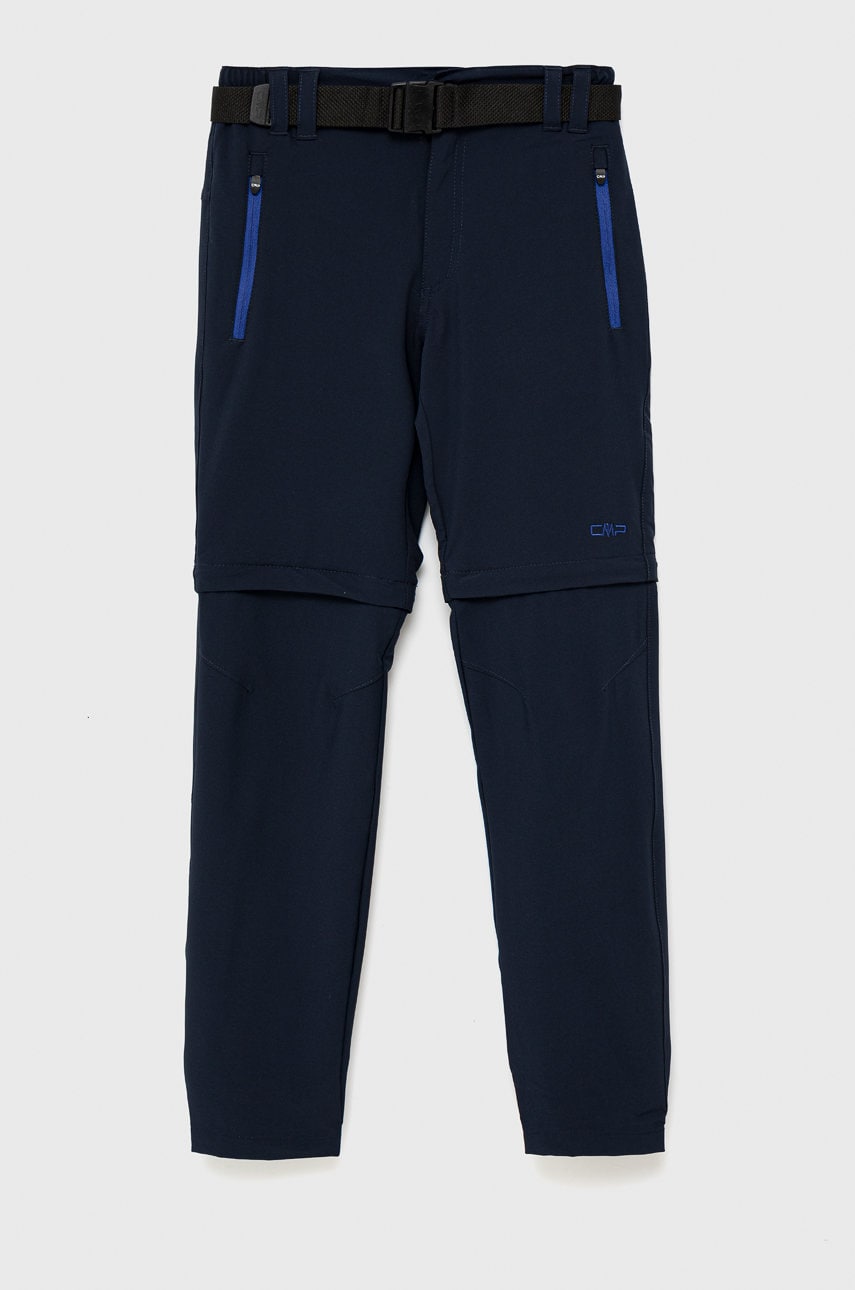 CMP pantaloni copii culoarea albastru marin
