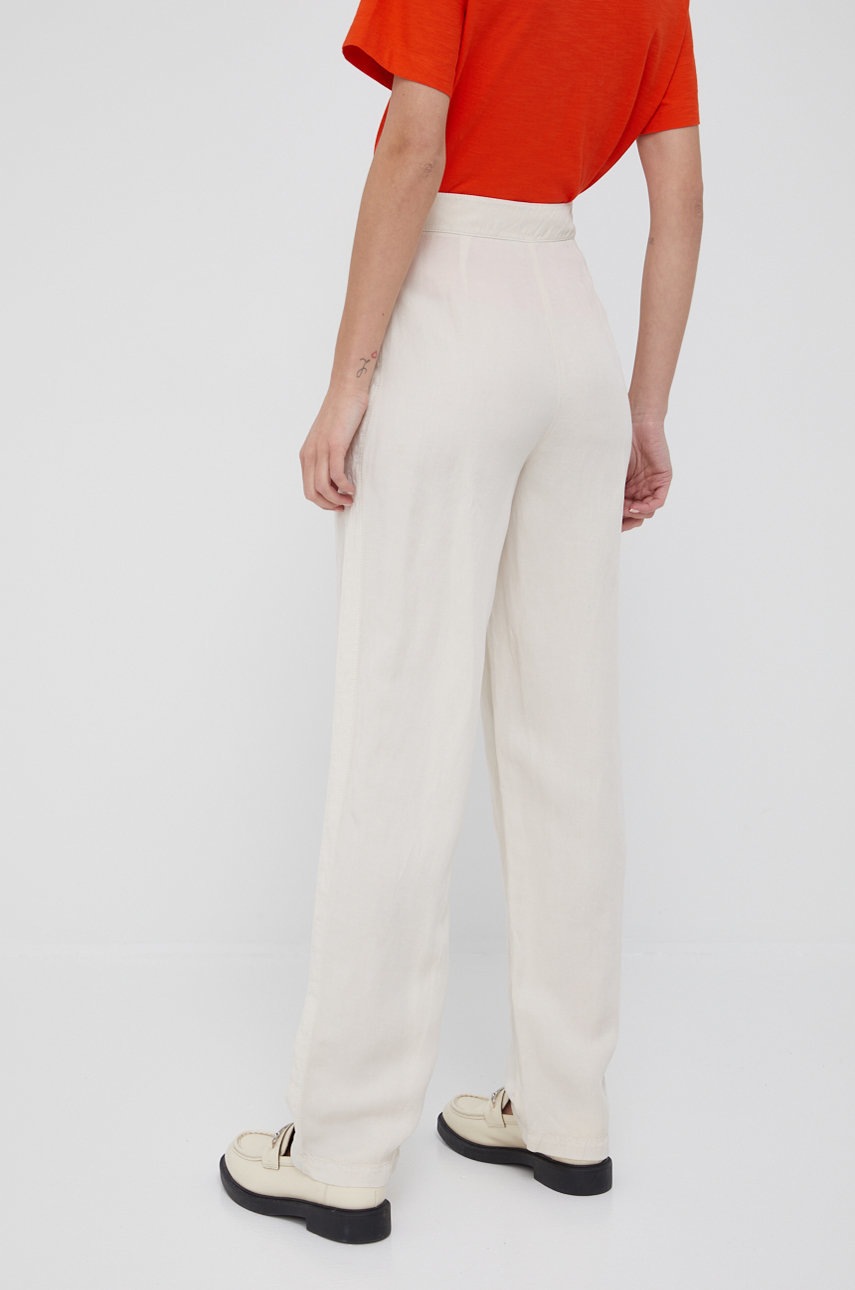 Kalhoty s lněnou směsí Emporio Armani (obrázek 4)