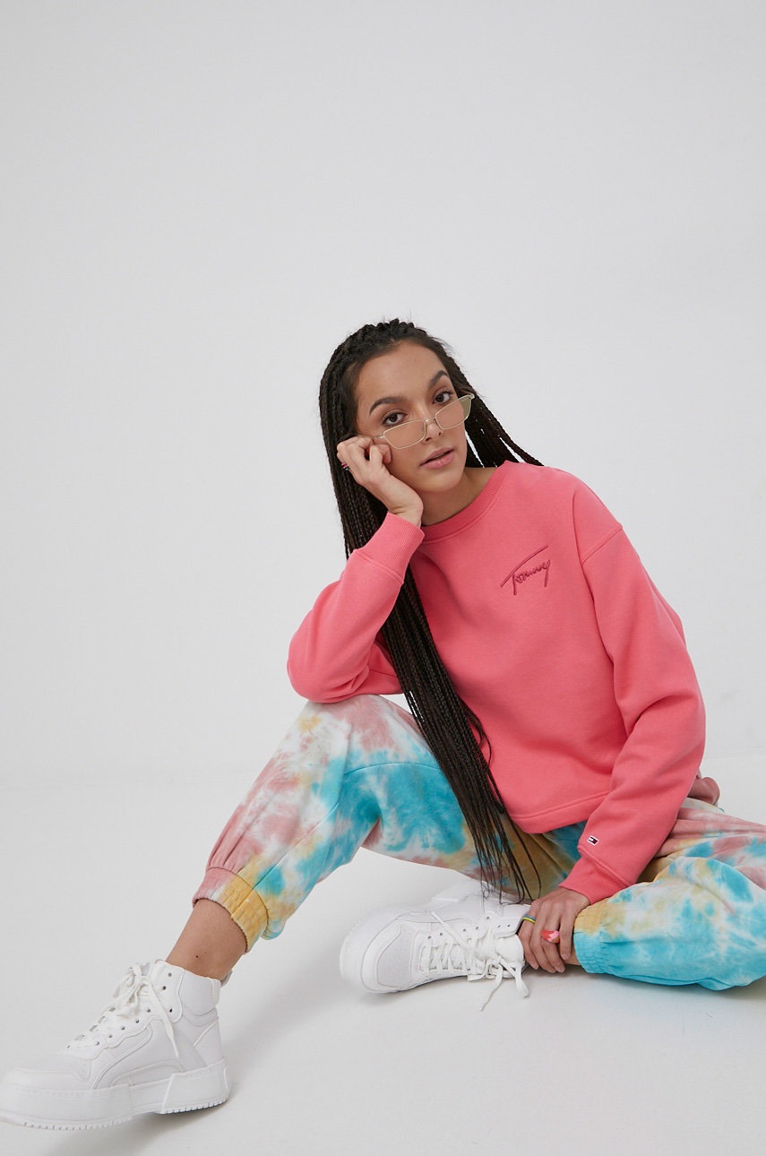 

Спортивные штаны Tommy Jeans женские с узором