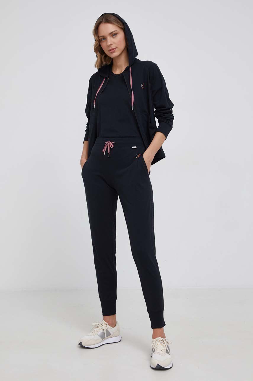 Paul Smith Pantaloni de bumbac femei, cu imprimeu 2023 ❤️ Pret Super answear imagine noua 2022