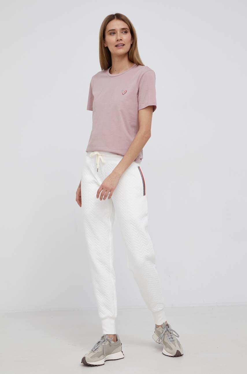 

Брюки Paul Smith женские цвет белый