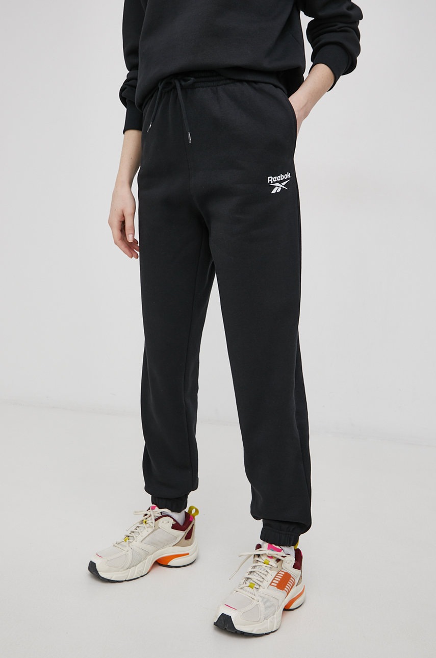 

Брюки Reebok HA4329 женские цвет чёрный гладкие