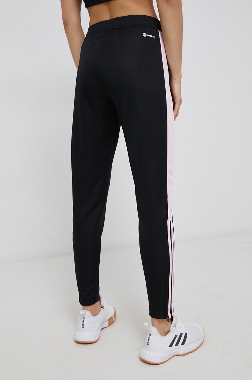 

Тренировочные брюки adidas Performance HE7161 женские цвет чёрный однотонные