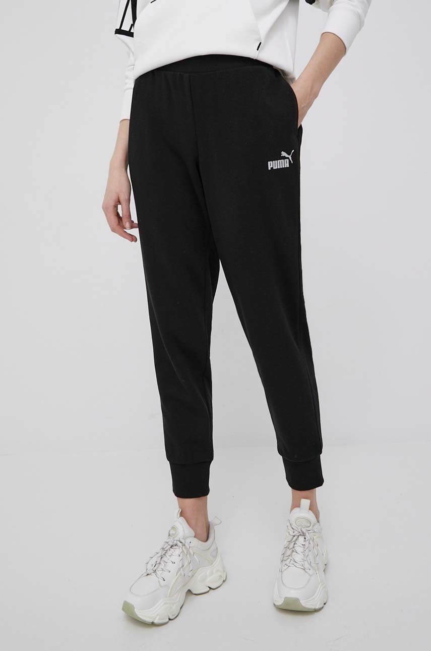 

Панталони Puma 848329 дамско в черно с изчистен дизайн, Черен