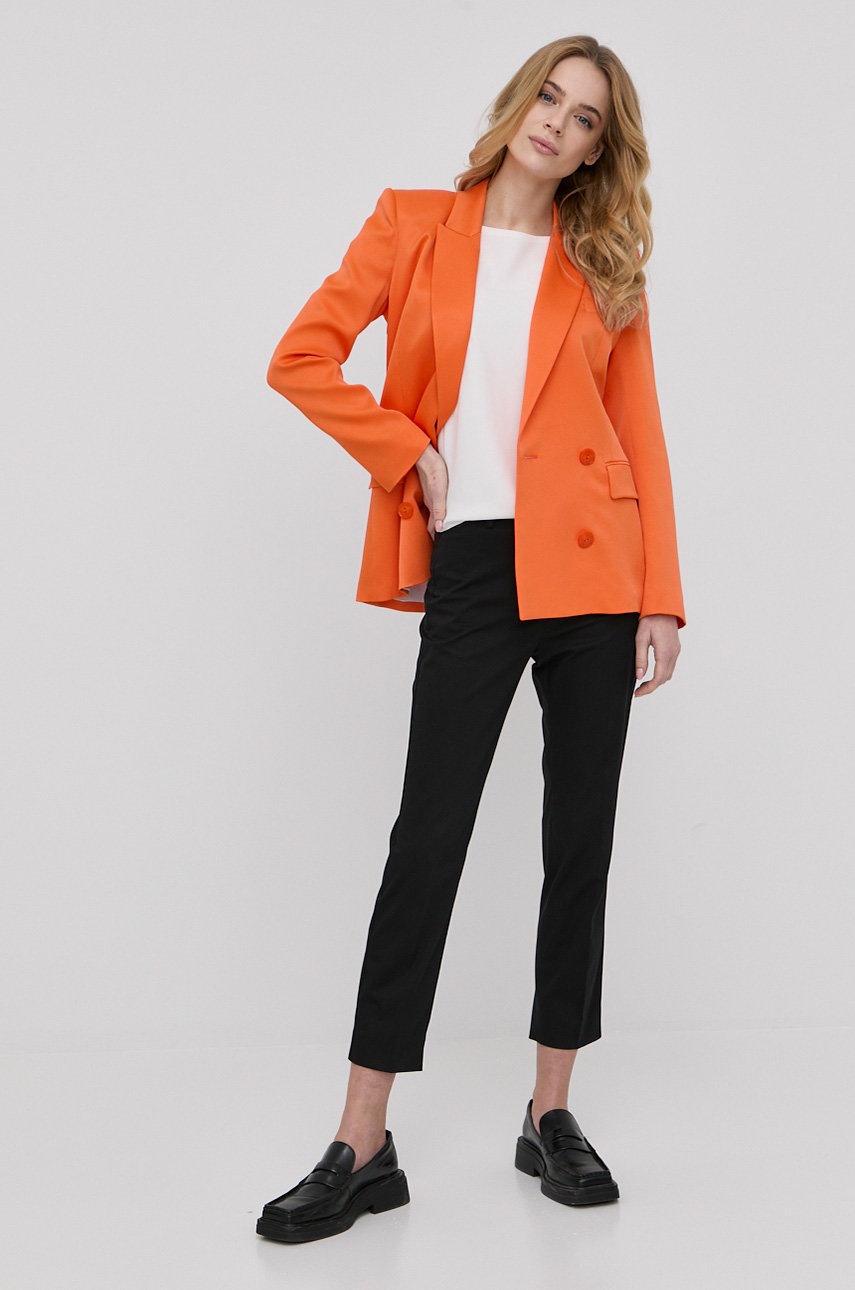 

Брюки Weekend Max Mara женские цвет чёрный облегающее средняя посадка