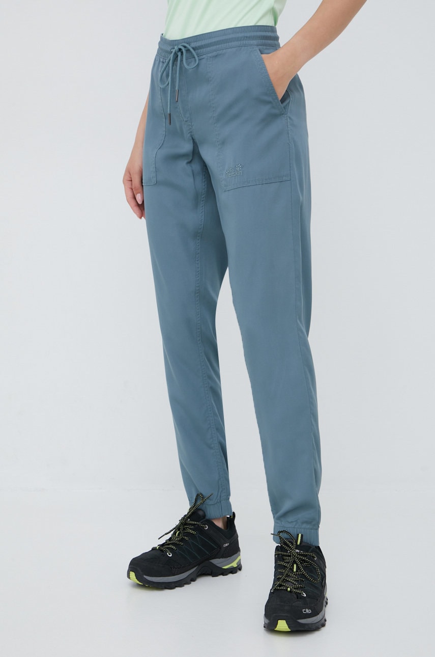 Jack Wolfskin pantaloni de exterior femei, drept, medium waist