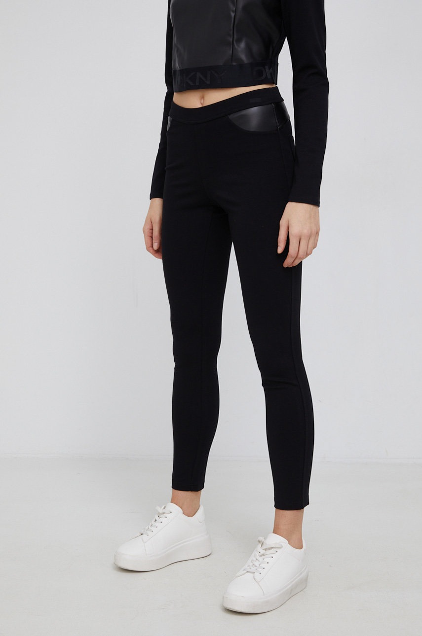 

Клин Dkny дамски в черно, Черен