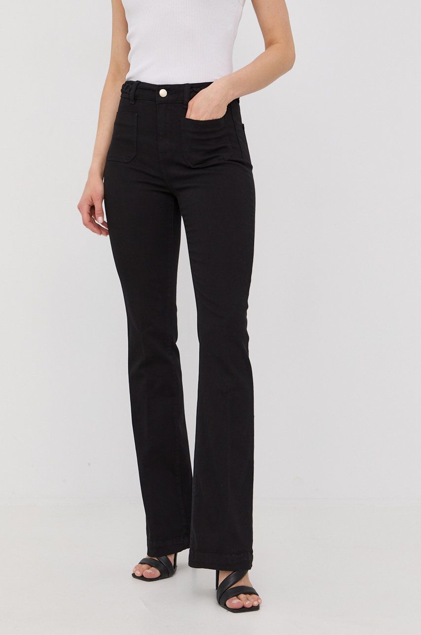 Morgan jeansi femei, culoarea negru, high waist 2023 ❤️ Pret Super answear imagine noua 2022