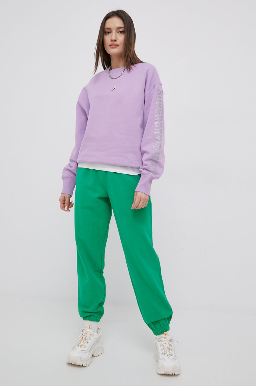 

Superdry женские цвет зелёный однотонные