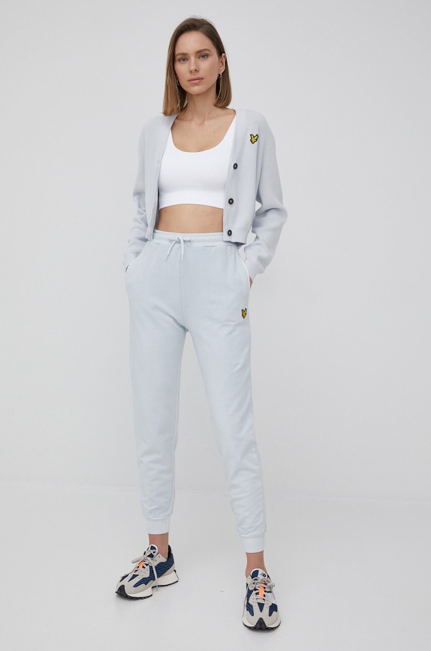 Lyle & scott pantaloni de trening femei, neted