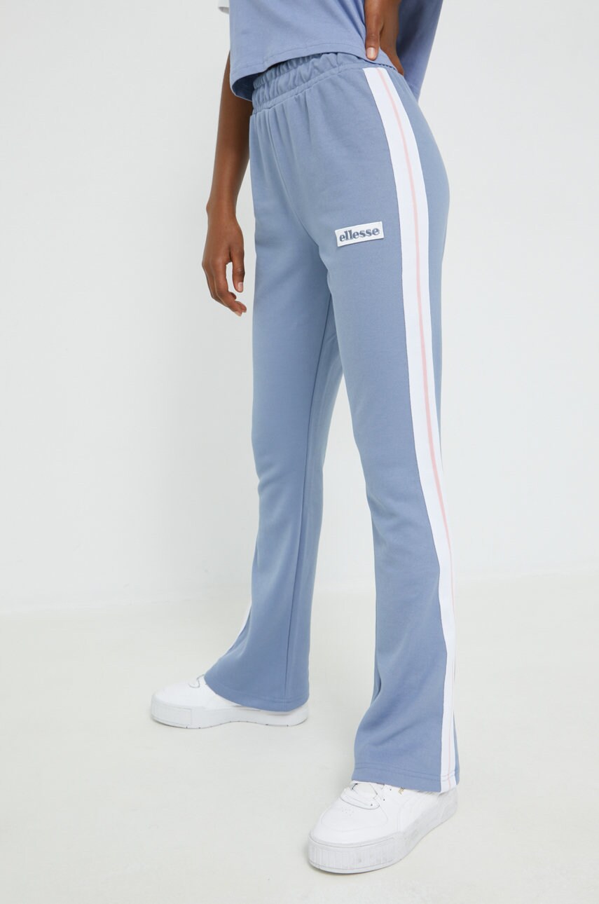 

Спортивные штаны Ellesse женские цвет фиолетовый с аппликацией