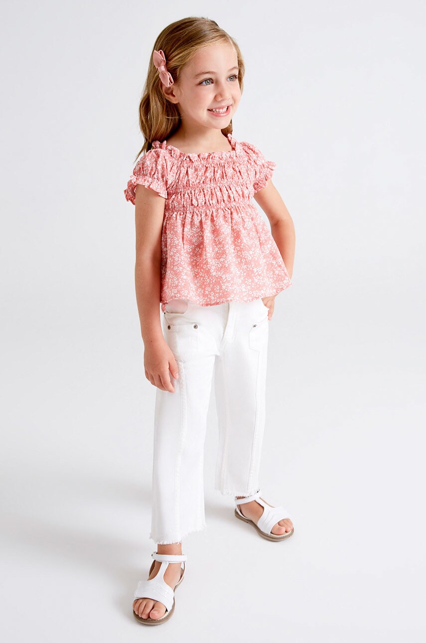 Mayoral jeans copii culoarea bej