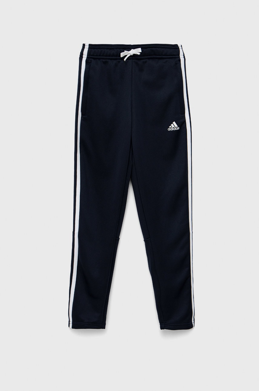 Adidas Performance pantaloni copii he2017 culoarea albastru marin, cu imprimeu