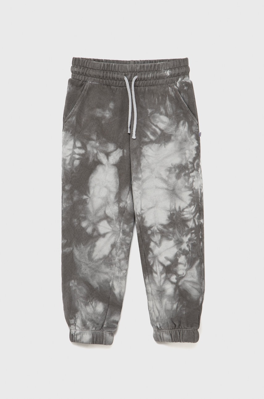 United Colors Of Benetton pantaloni de bumbac pentru copii culoarea gri, modelator