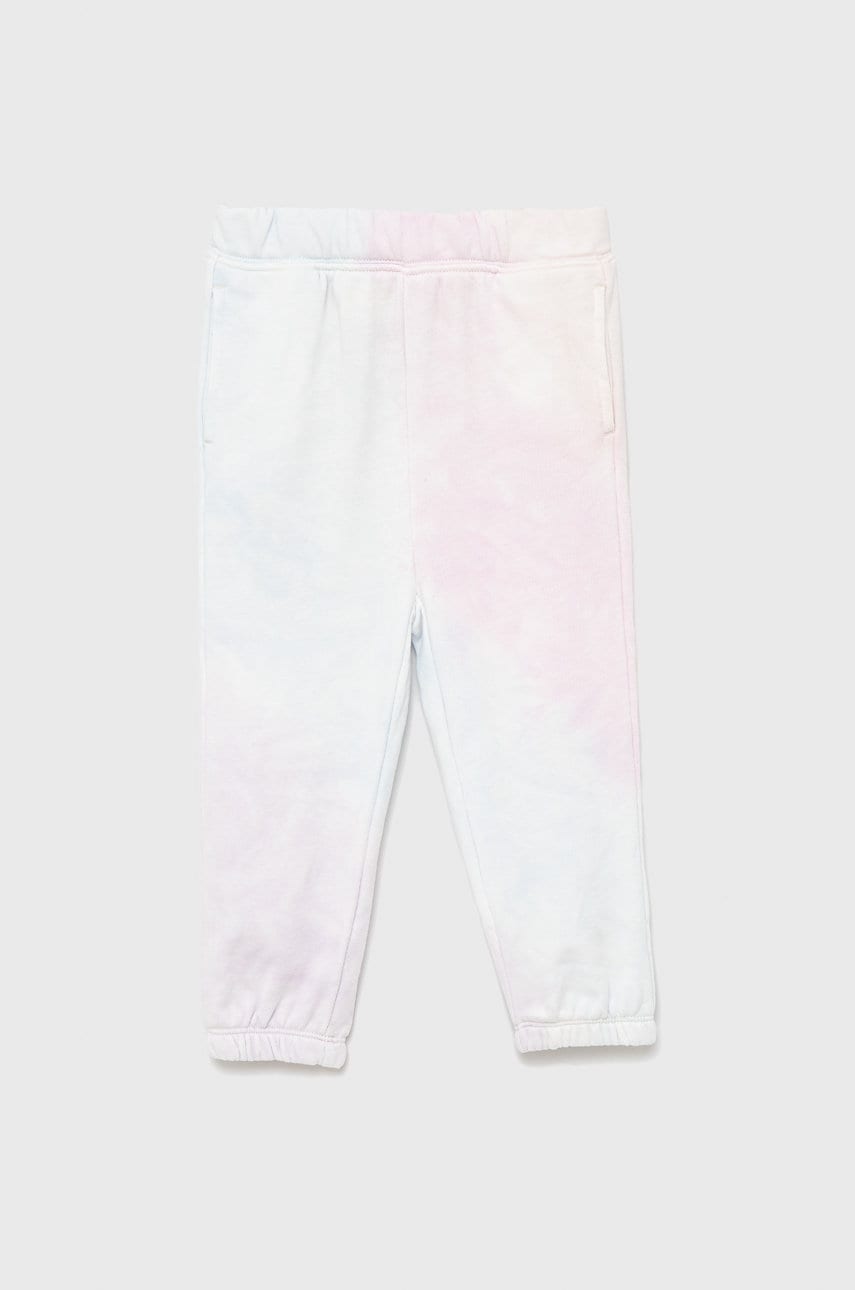 Gap pantaloni de trening pentru copii culoarea roz, modelator