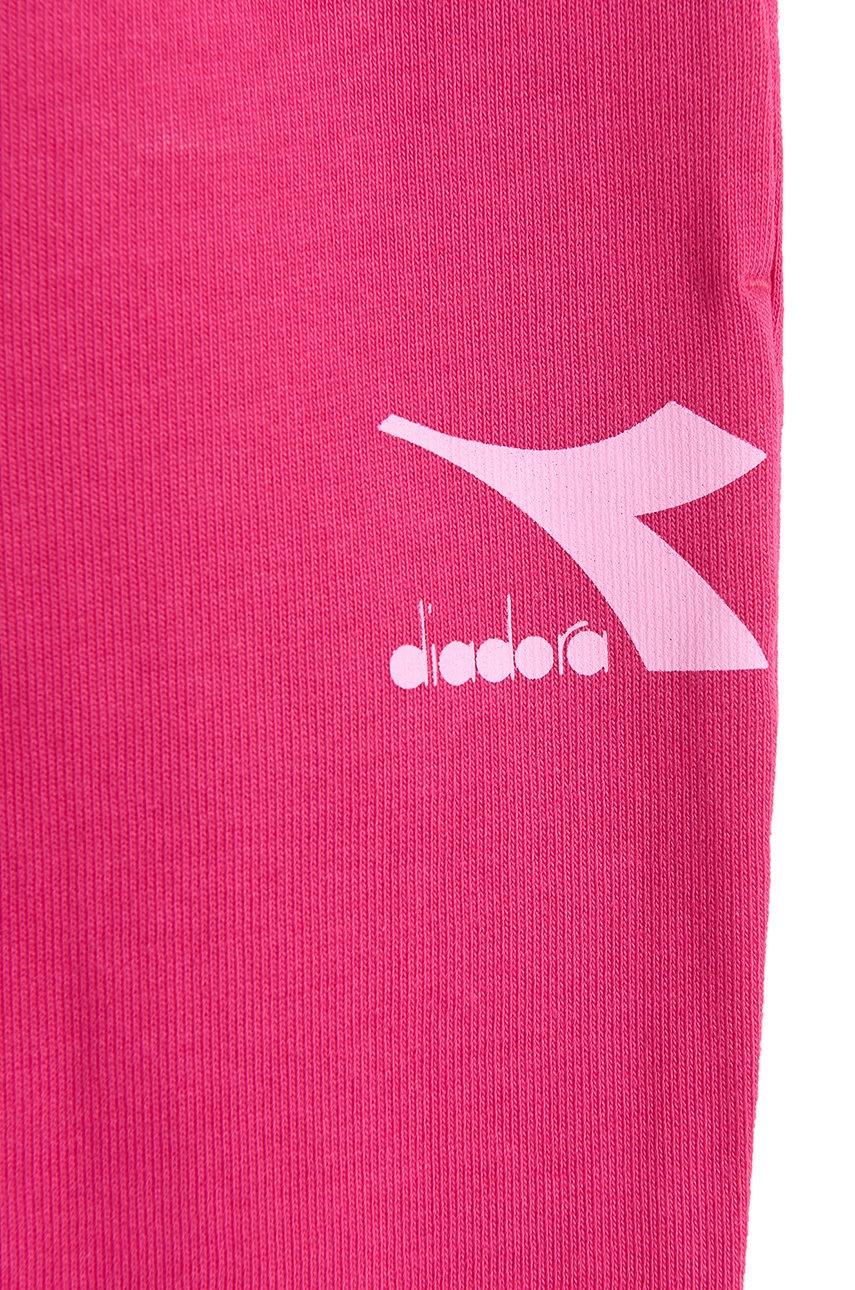 

Дитячі спортивні штани Diadora колір фіолетовий однотонні